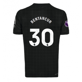 Tottenham Hotspur Rodrigo Bentancur #30 Maglia Gara Trasferta Repliche 2025-26 Maniche Corte